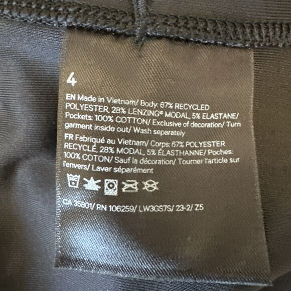 Lululemon Ribbed Softstreme Belted Wrap Jacket Size 4 Charcoal Gray Black - Picture 10 of 10